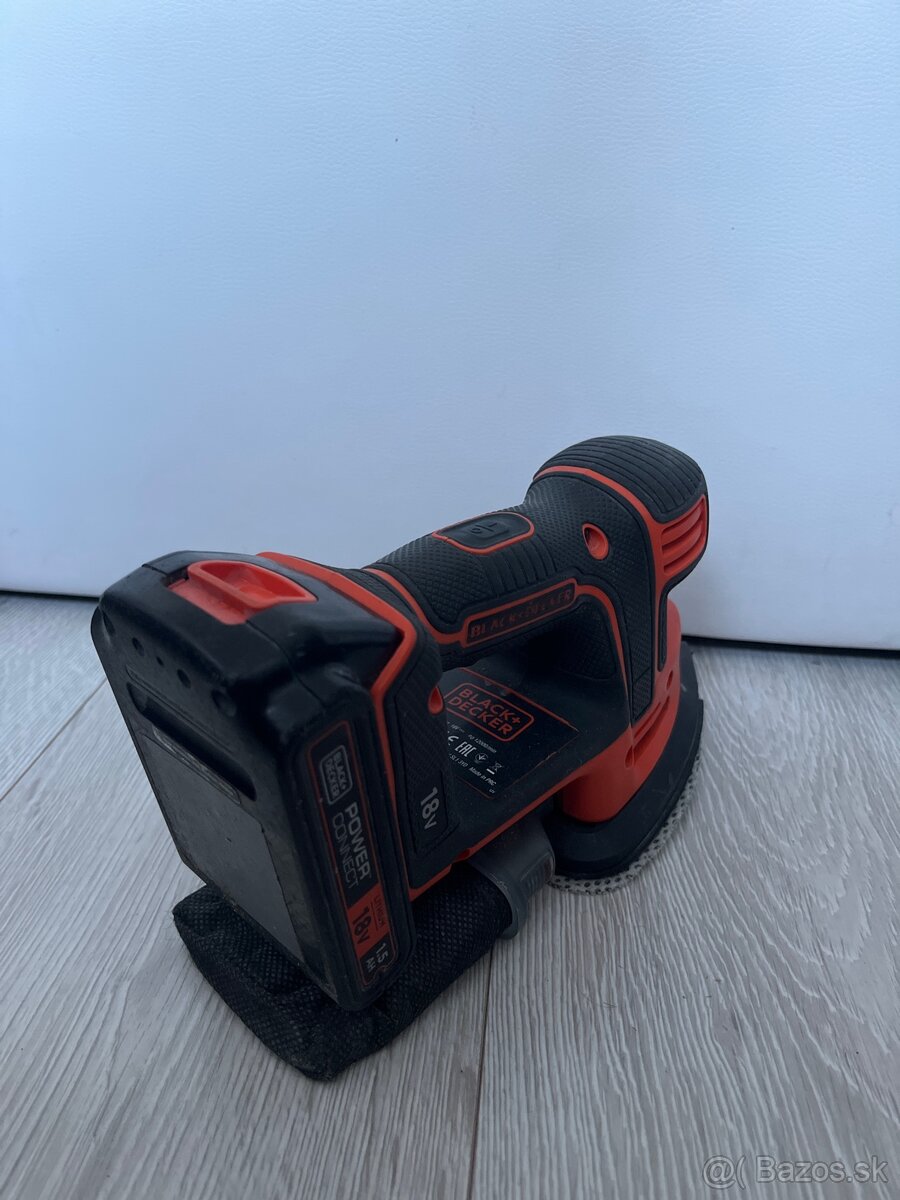BLACK+DECKER Aku vibračná brúska Mouse 18V, - 2