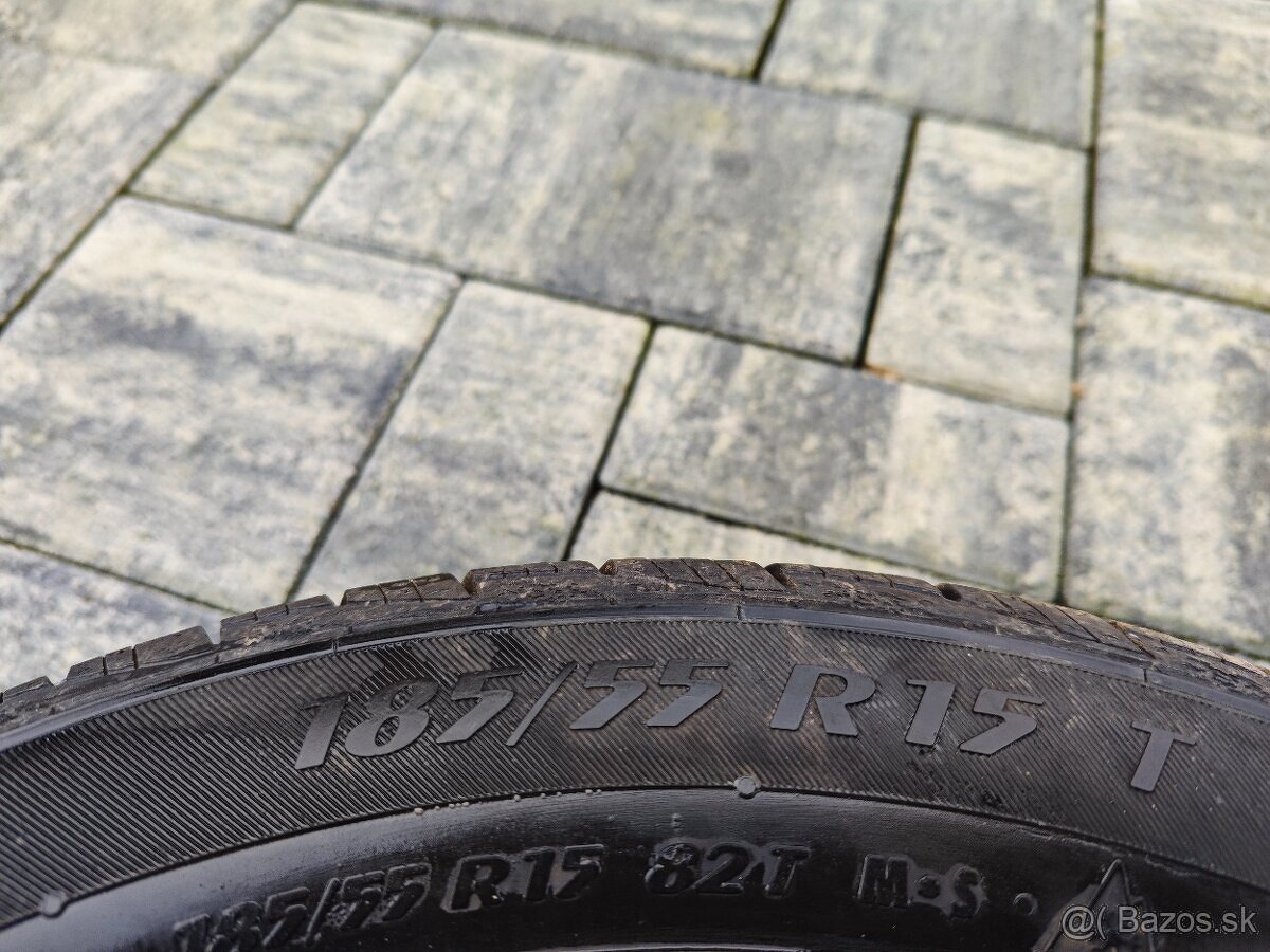 185/55R15 Fabia 2 zimné kolesá - 2