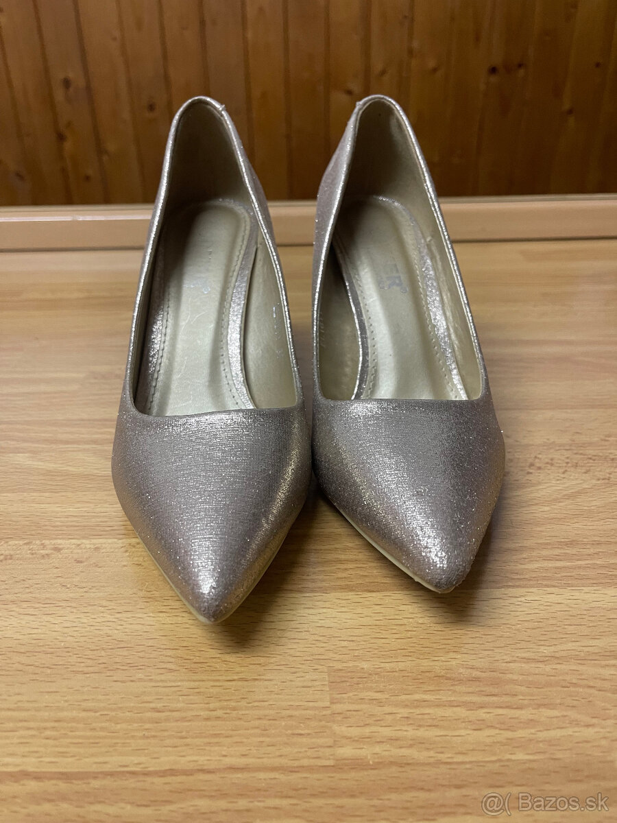 Zlaté lodičky veľ 37 - 2