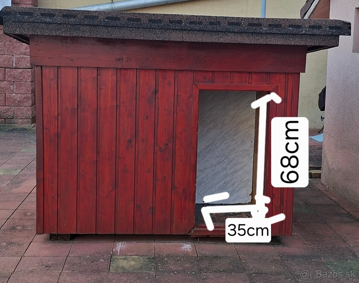 Drevená búda pre veľkého psa - 2
