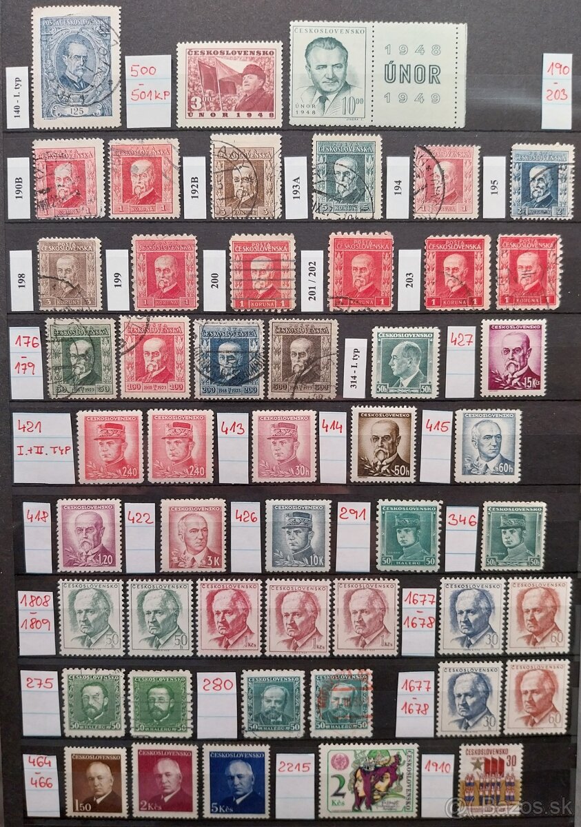 Známky - ČESKOSLOVENSKO - 3 - 2