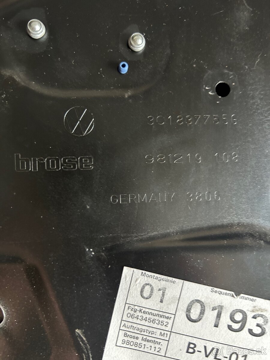 Sťahovačka vodič VW Passat B6 - 2