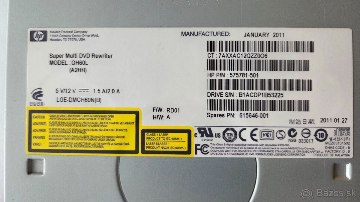 DVD napalovacka HP - 2