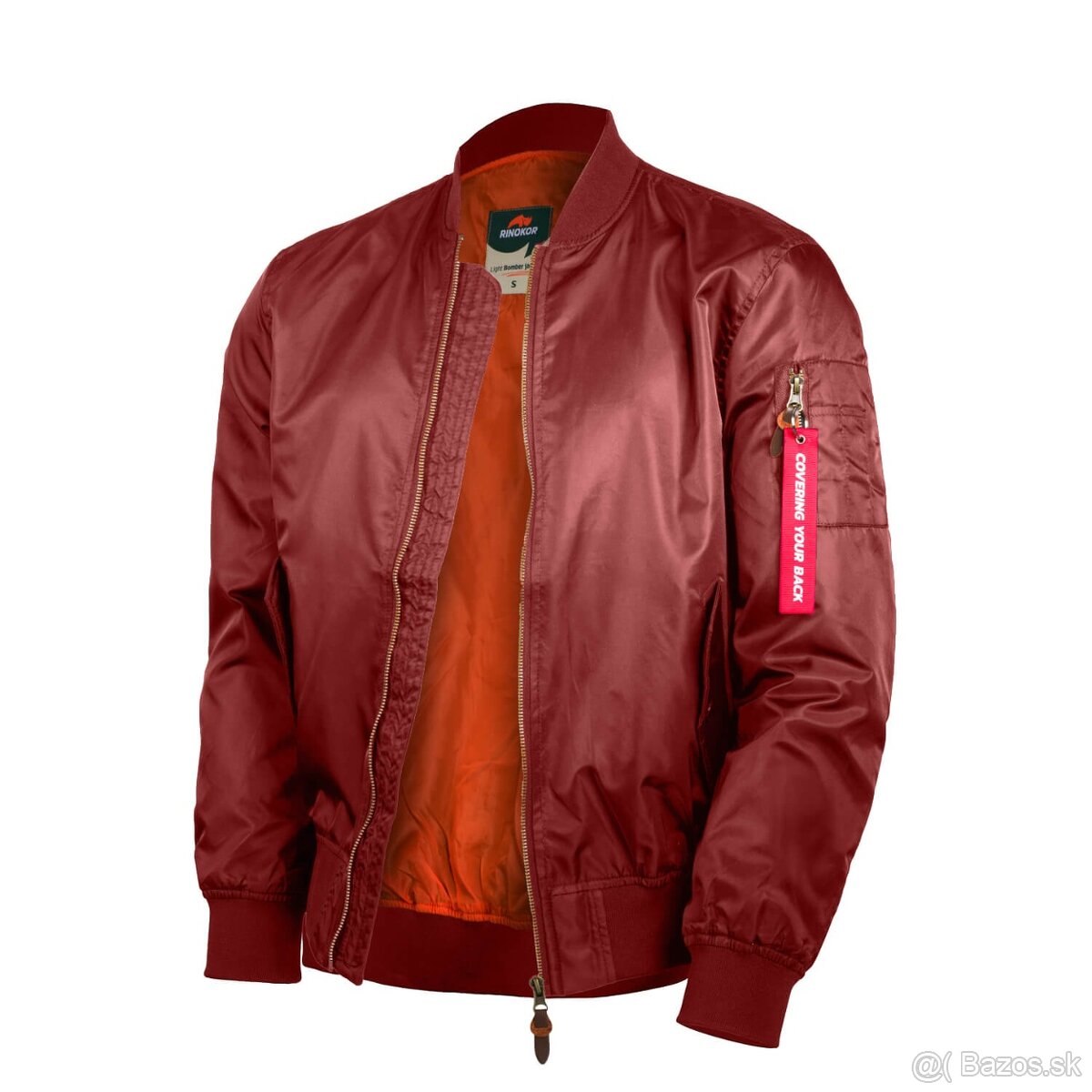 Predám Bombera Rinokor Light burgundy S - 2