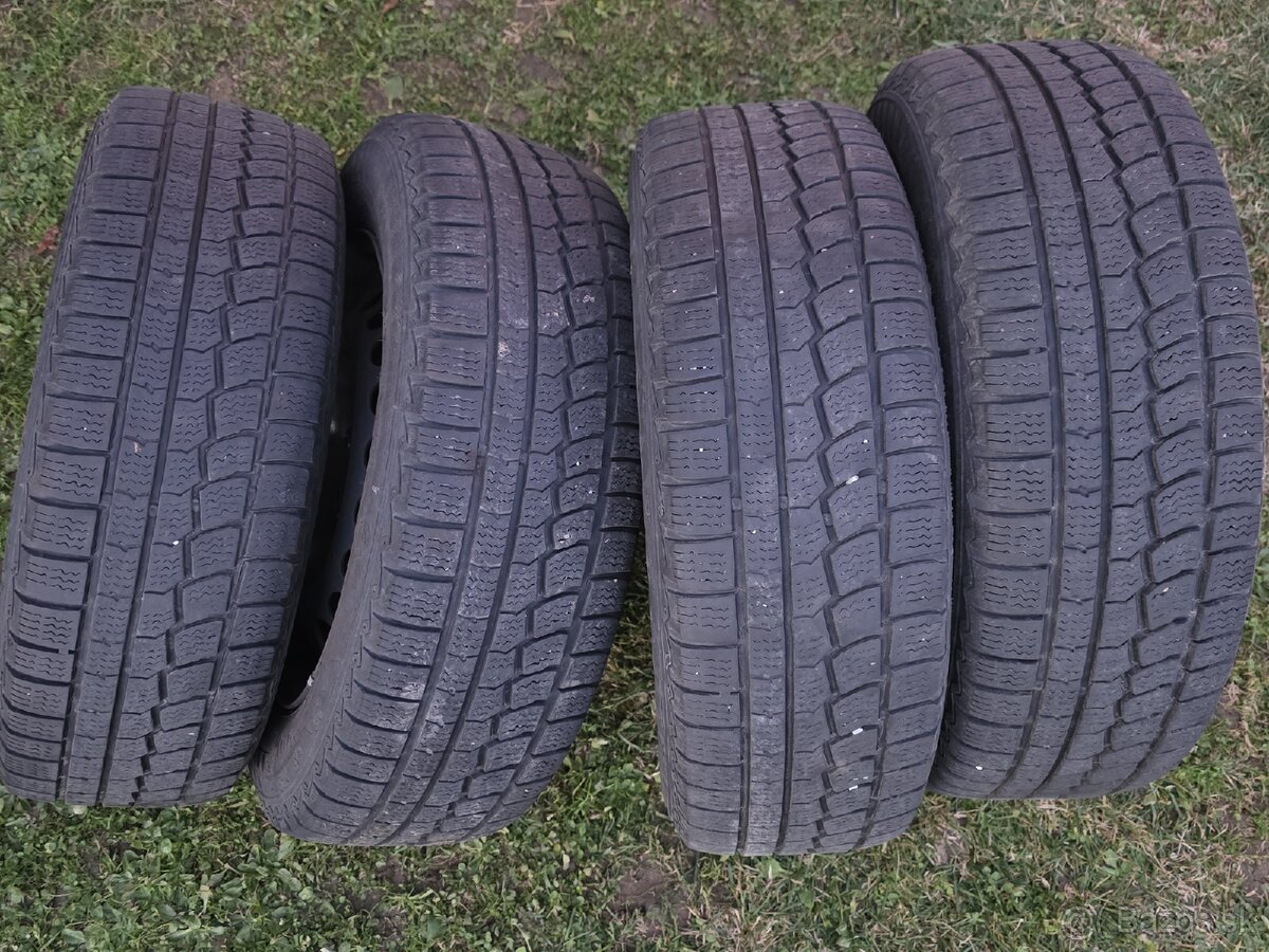 5x112 R15 disky + zimne gumy 195/65 R15 - 2