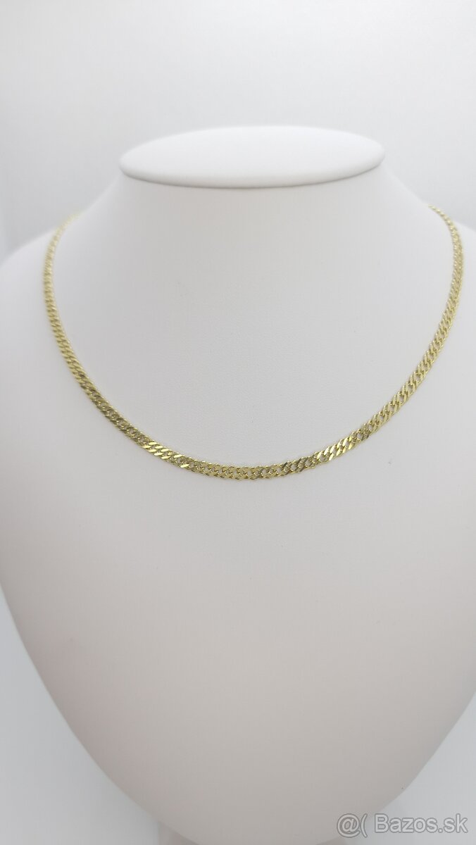 Zlata kvalitná retiazka - plná - 2