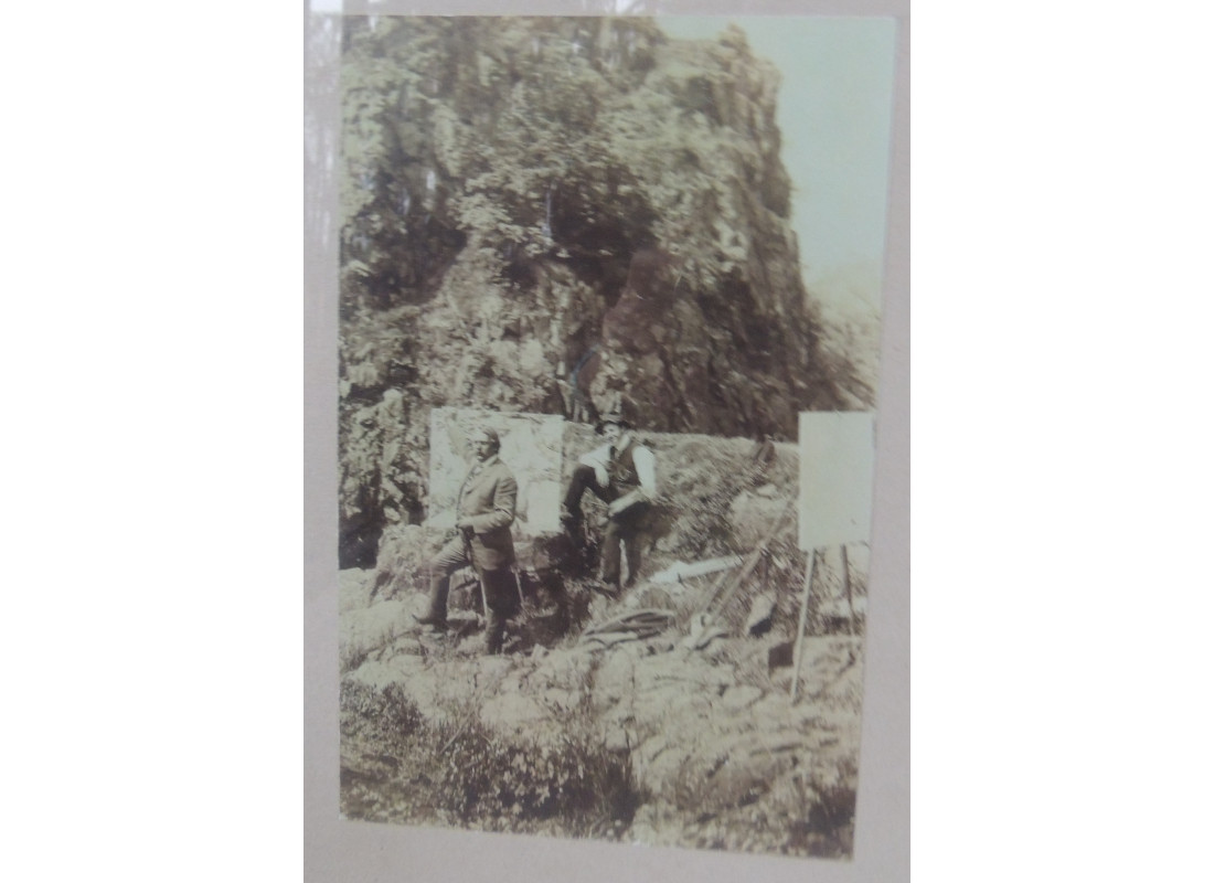 Neznámy slovenský autor- Martin Benka a Alois Kalvoda v ple - 2