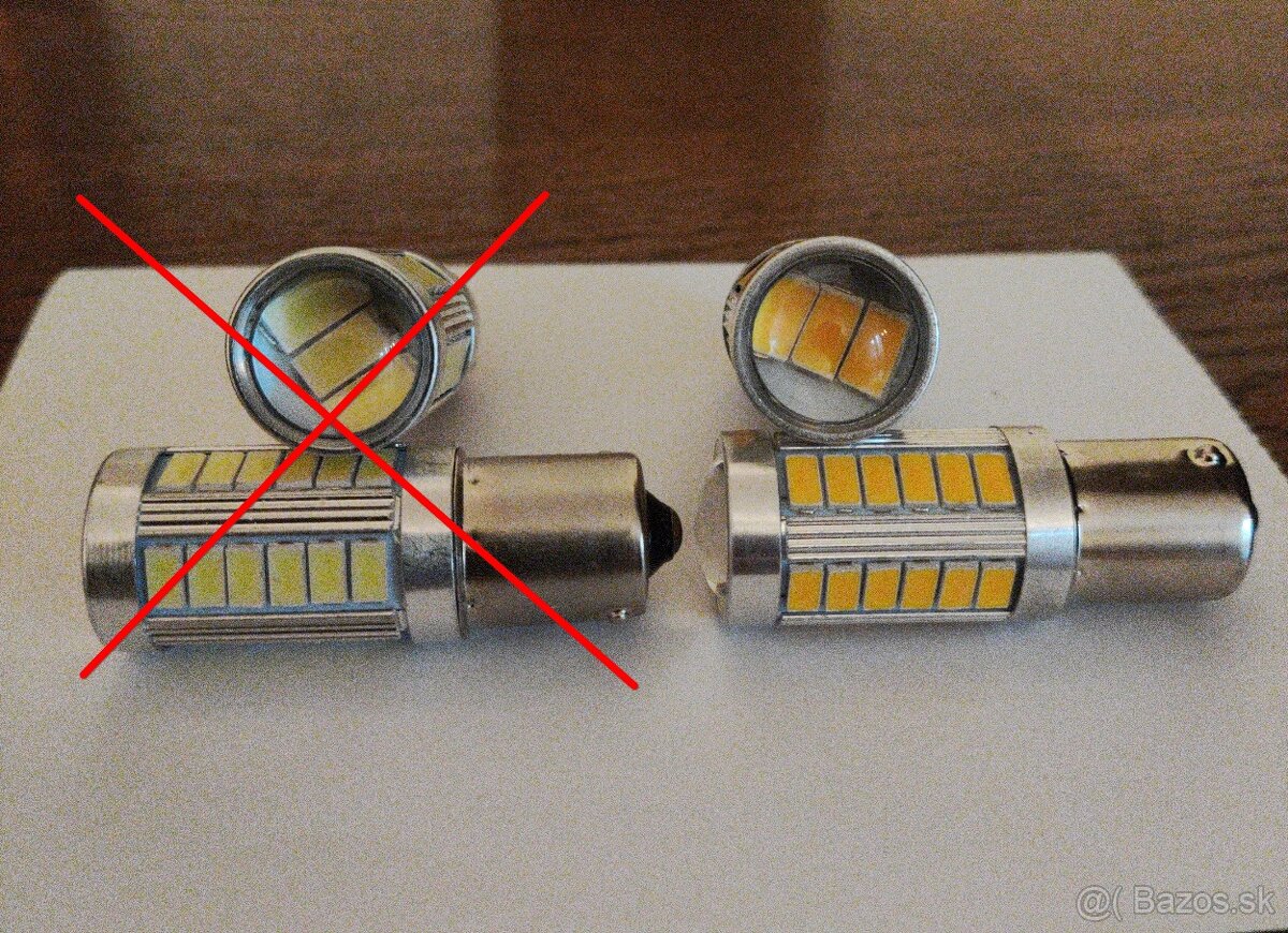 Predam P21W/PY21W led ziarovky Ba15S/BAU15S - 2