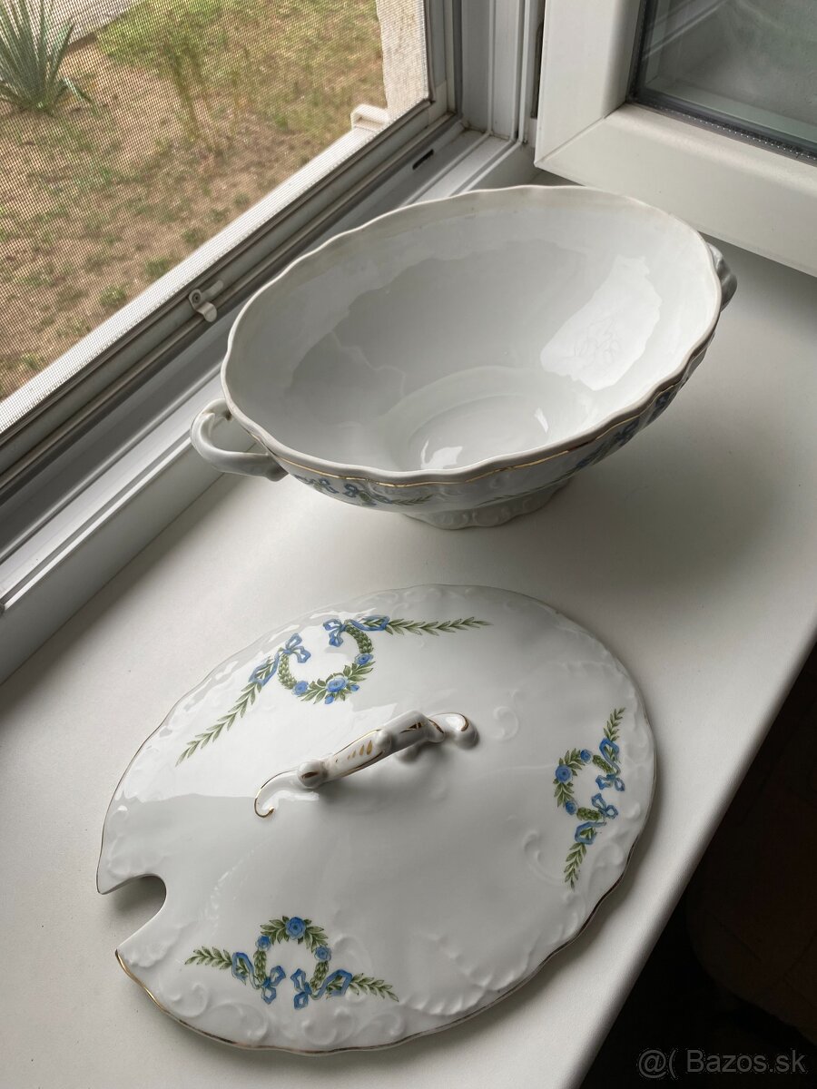 Starý porcelán – polievková misa (Carlsbad / Altrohlau, cca - 2