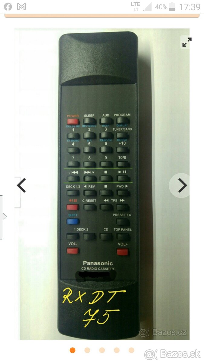 Ovladače Technics -Panasonic - 2