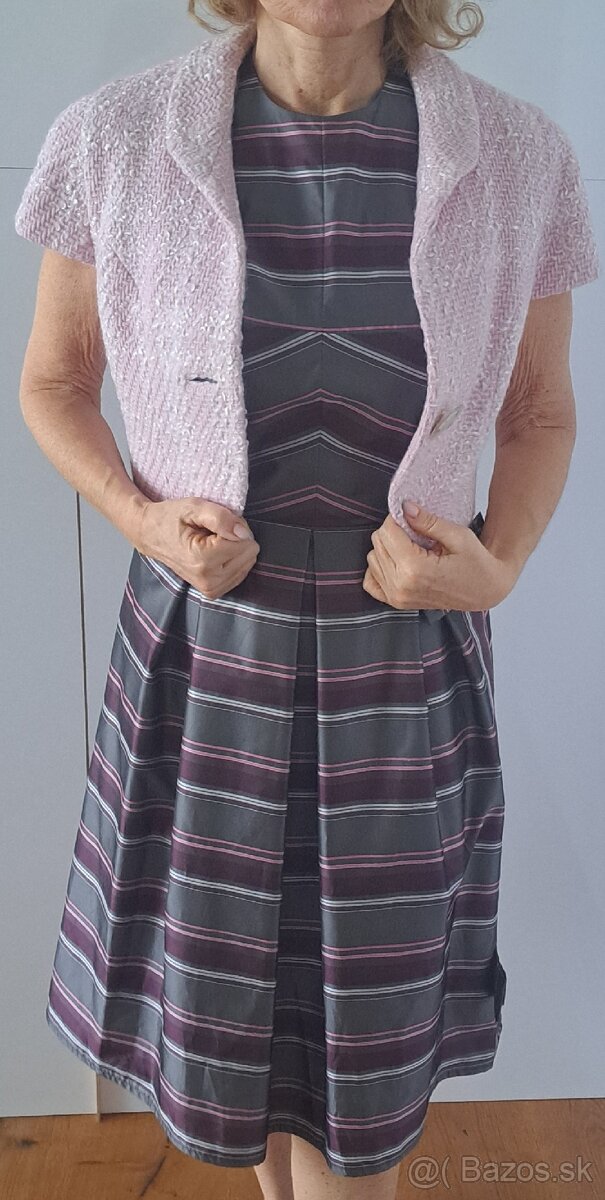 Ružové spoločenské šaty - 2