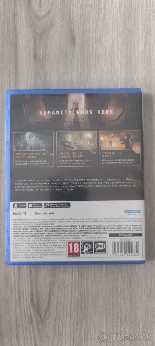 Predám plne funkčnú hru na PS5 Dead Space - 2