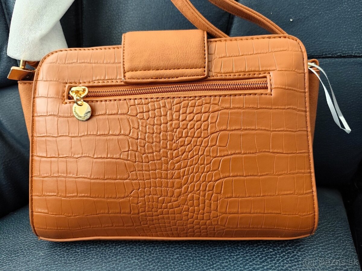 Nová módna svetlohnedá kabelka cez rameno - 2