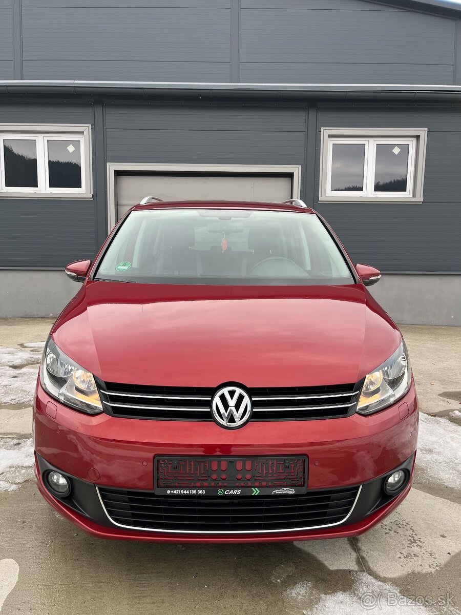 VW Touran 2.0TDI 7miest,Ťažné,Servis VW - 2