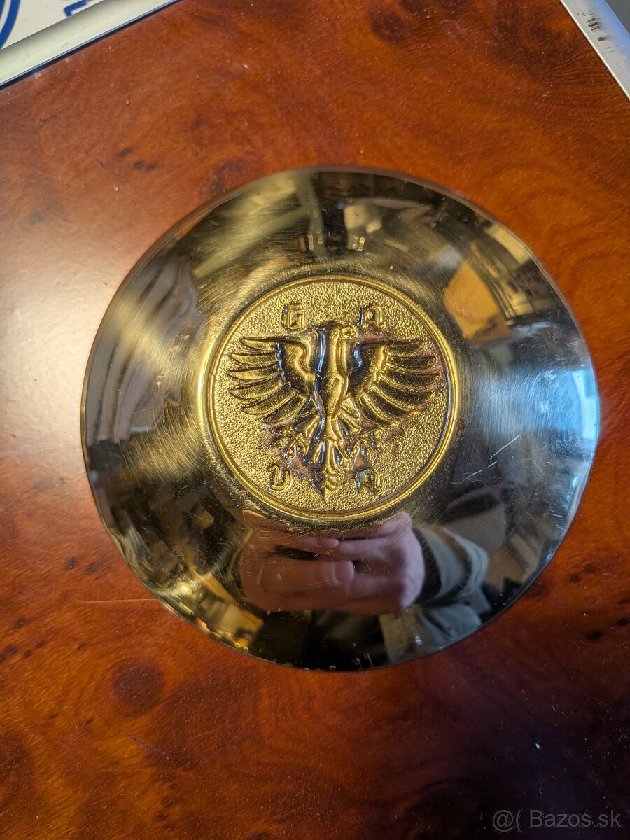 Zberateľská plaketa / mosadz - 2