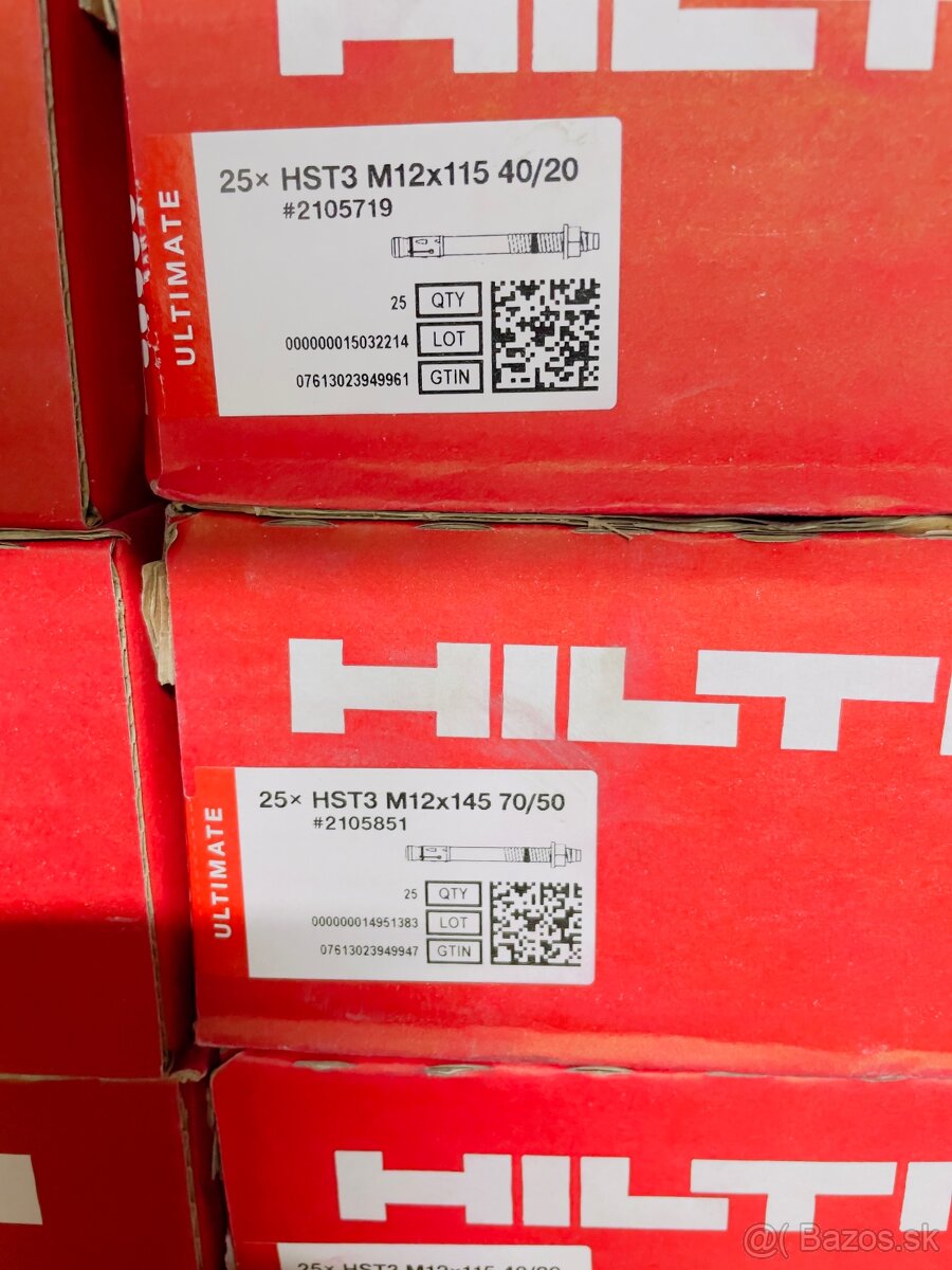 Expanzna / Klinova kotva Hilti HST3/ kotva do betonu - 2