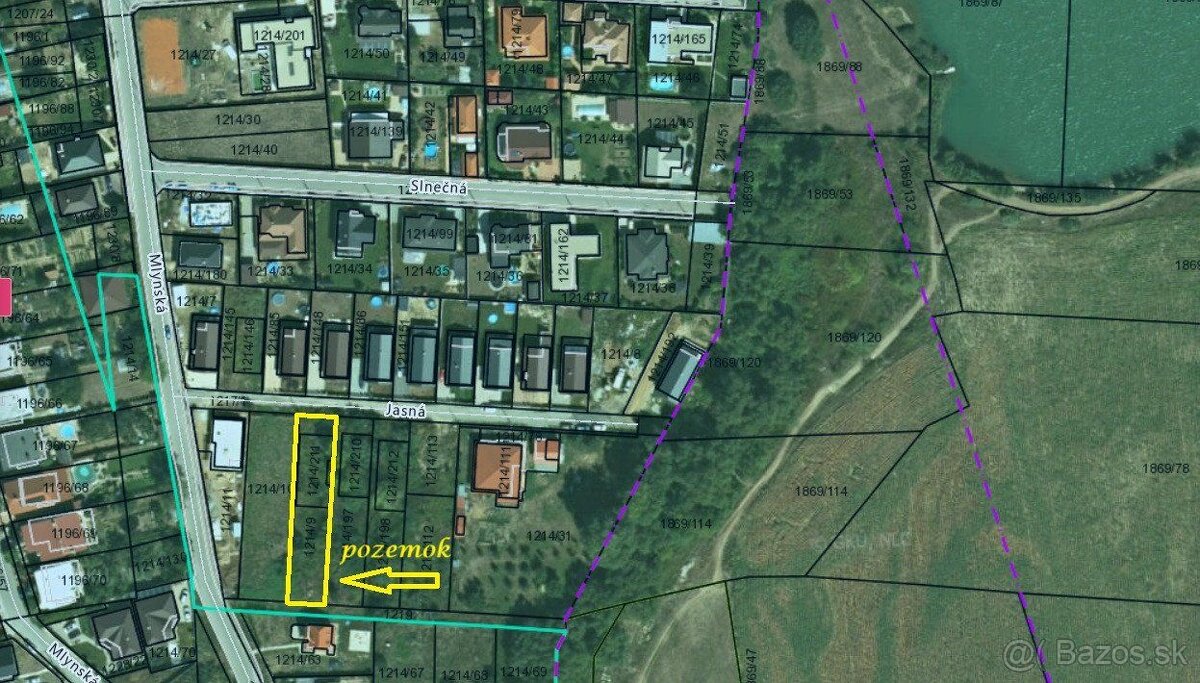 Predáme stavebný pozemok Košice-Čaňa, 751 m², STAVEBNÉ POVOL - 2