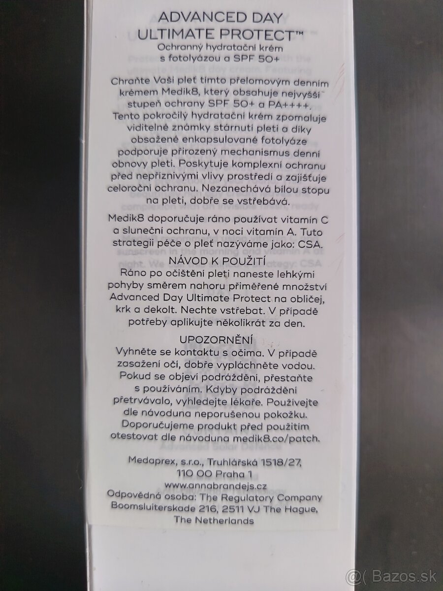 ochranný haydratačný krém MEDIK8 SPF50 - 2