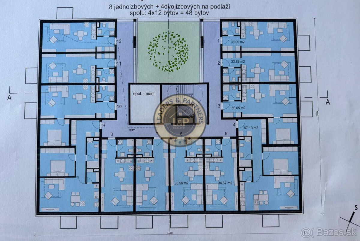 PREDPREDAJ 1izb. BYTOV - NITRA Kmeťova ulica - 2