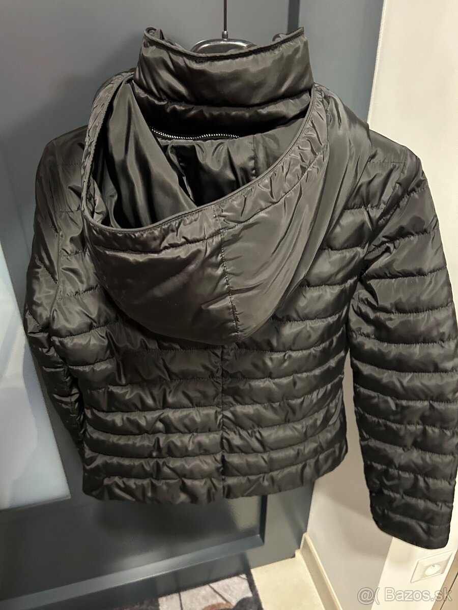 Armani bunda M čierna s kapucňou - 2