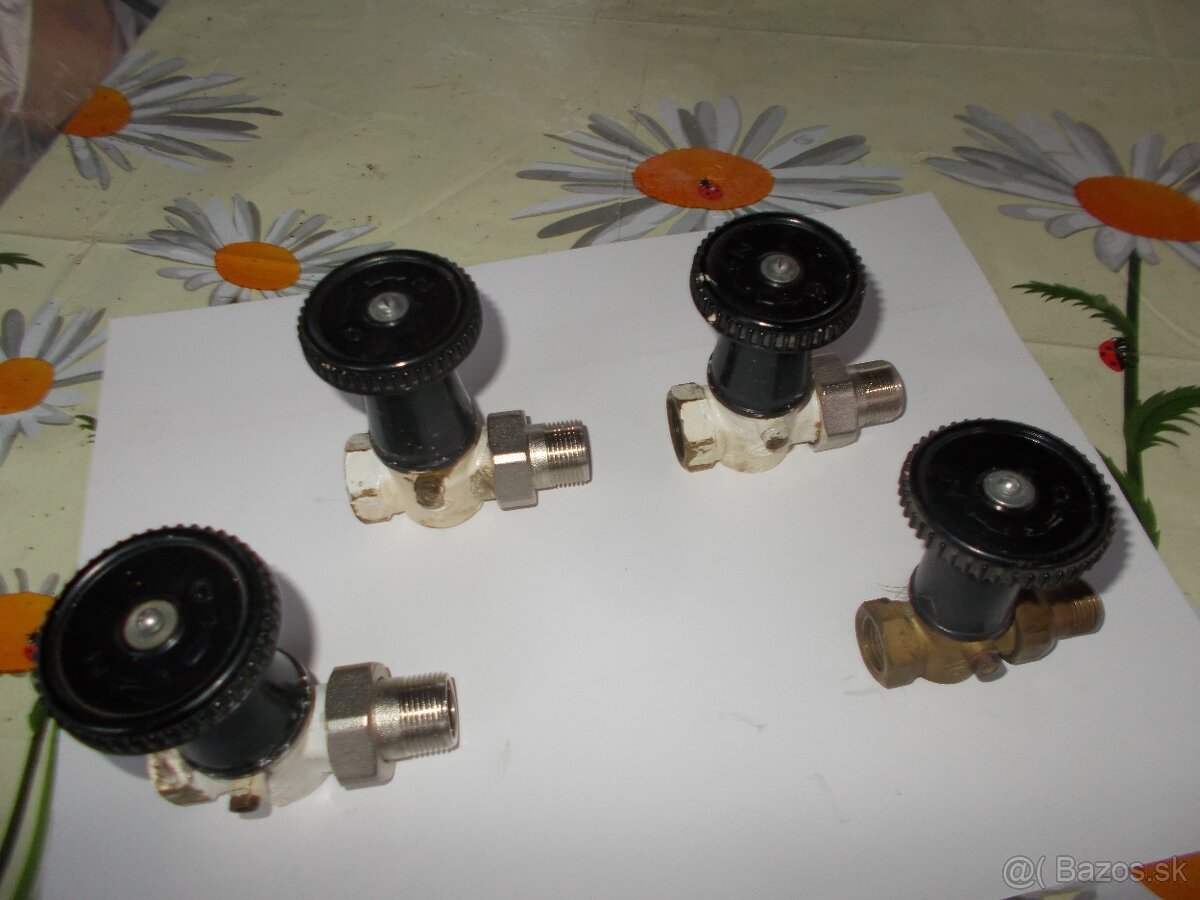 Predam funkcne mosadzne 3/4 "ventily radiatora + nova prip - 2