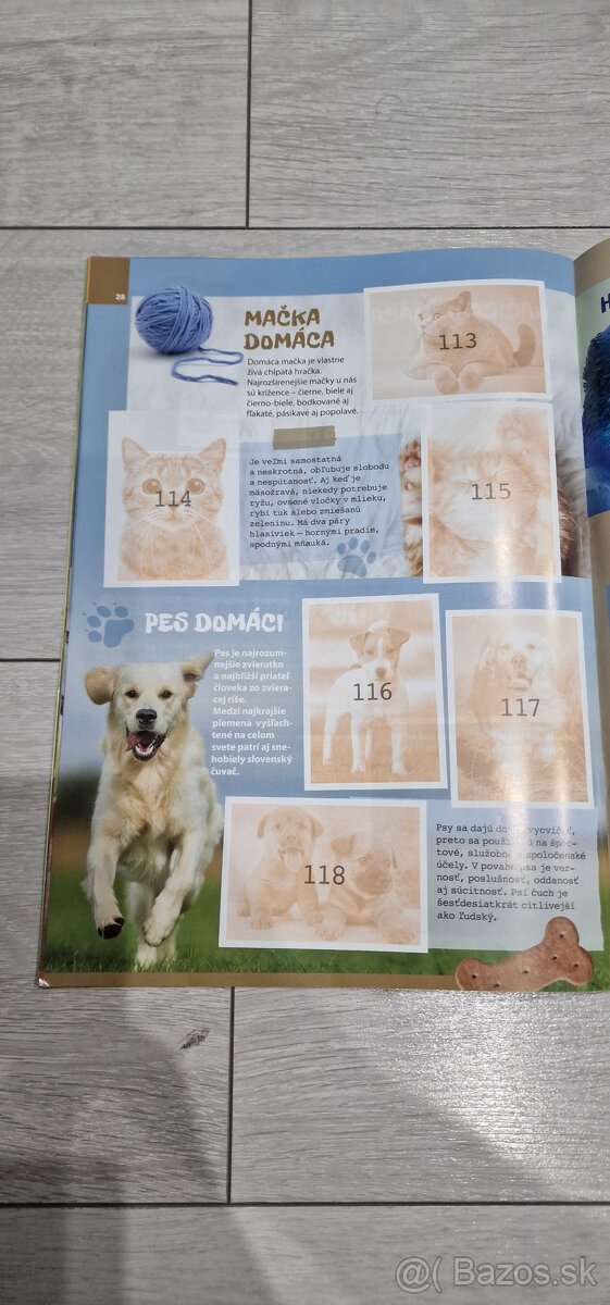 Album slovenské zvieratká Coop Jednota - 2