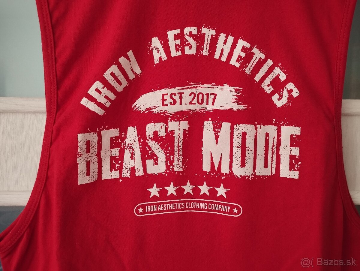 Tričko Iron Aesthetics červené - 2