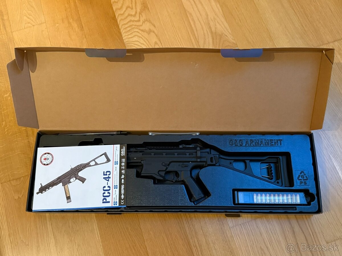 Predám airsoft SMG G&G PCC45 AEG - 2