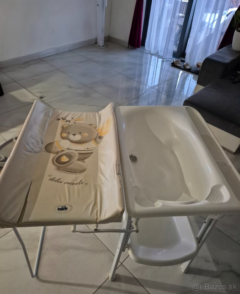 Prebalovaci pult s vaničkou - 2