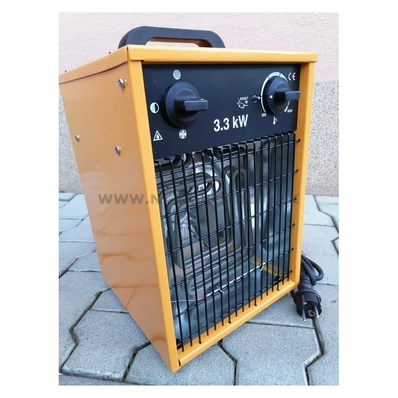 3.3KW elektrický ohrievač s ventilátorom - 2