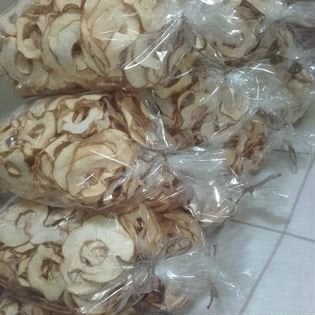 Domáce sušené jablká. - 2