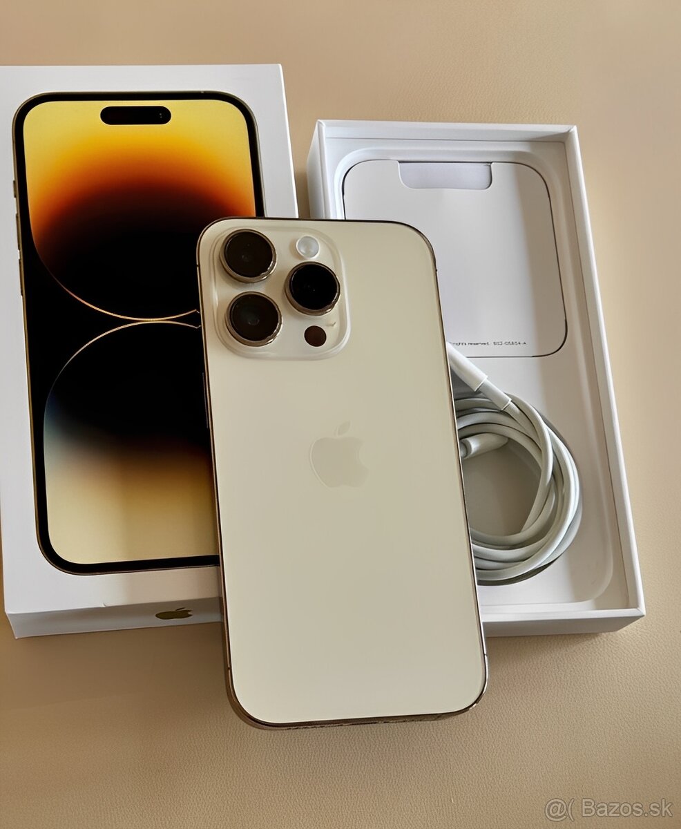 iPhone 14 Pro Zlatá BATERIE 100% TOP - 2