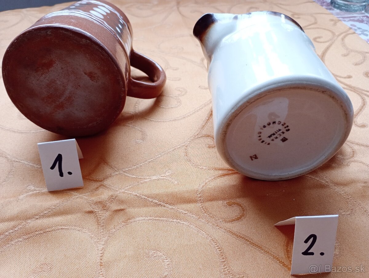 Keramika - krígeľ, mliečnik - 2