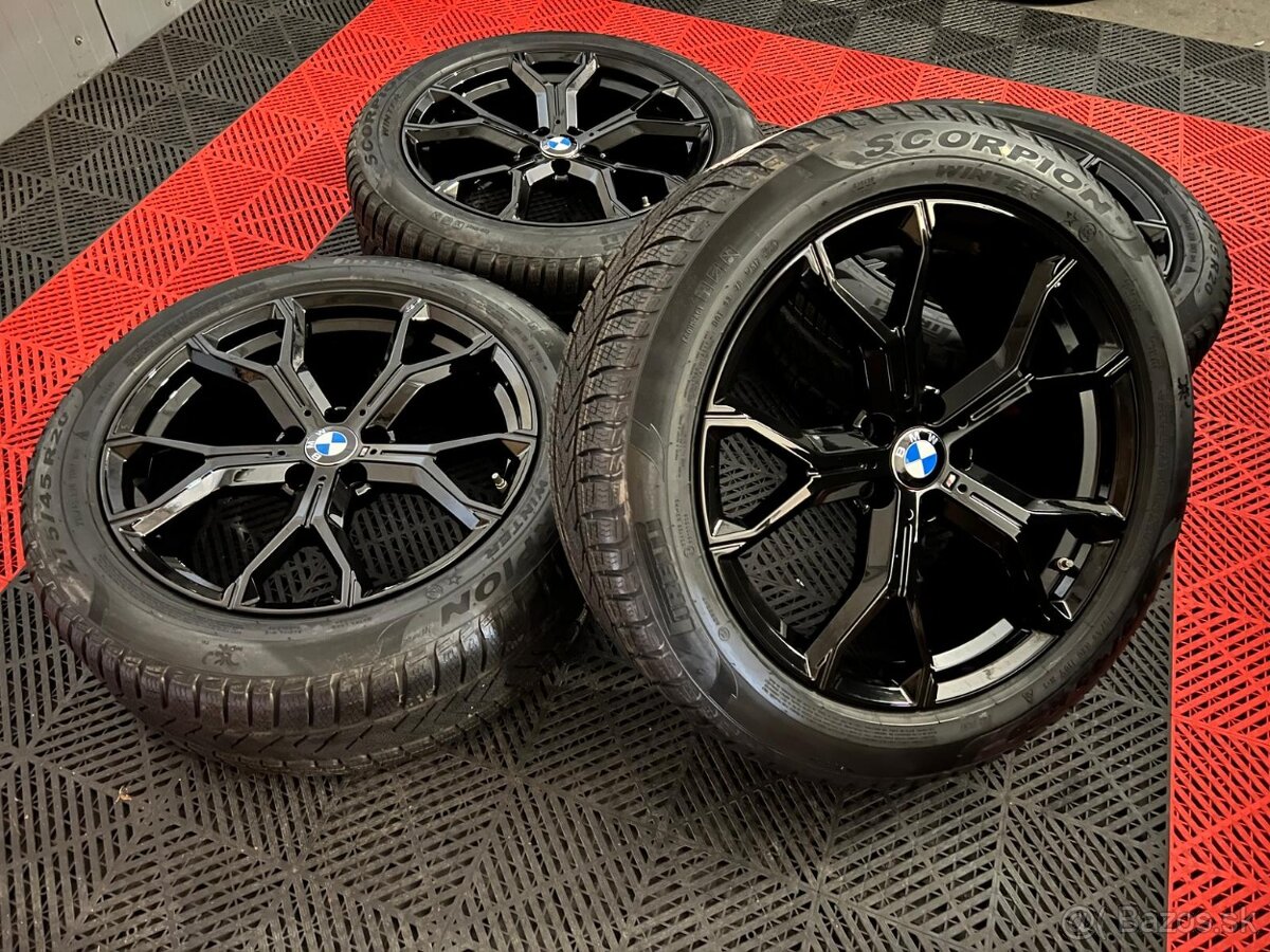 3. Alu BMW M-packet X5 X6 G06 G05 R20-zimné nové - 2