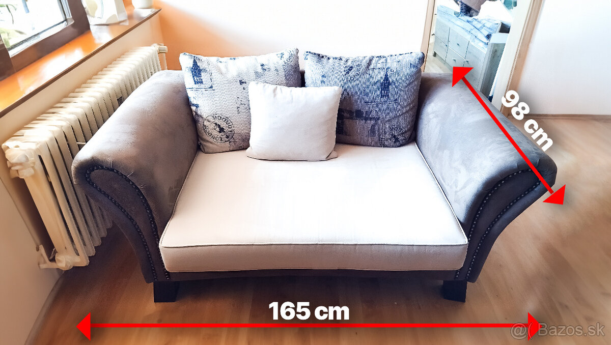 Dvojdielna sedacia súprava - TOP stav - 2