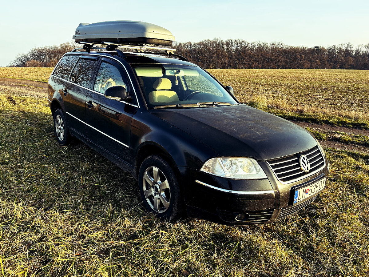 VW Passat B5.5 Variant 1,9Tdi 96kW 4motion 4x4 +5CM podvozok - 2