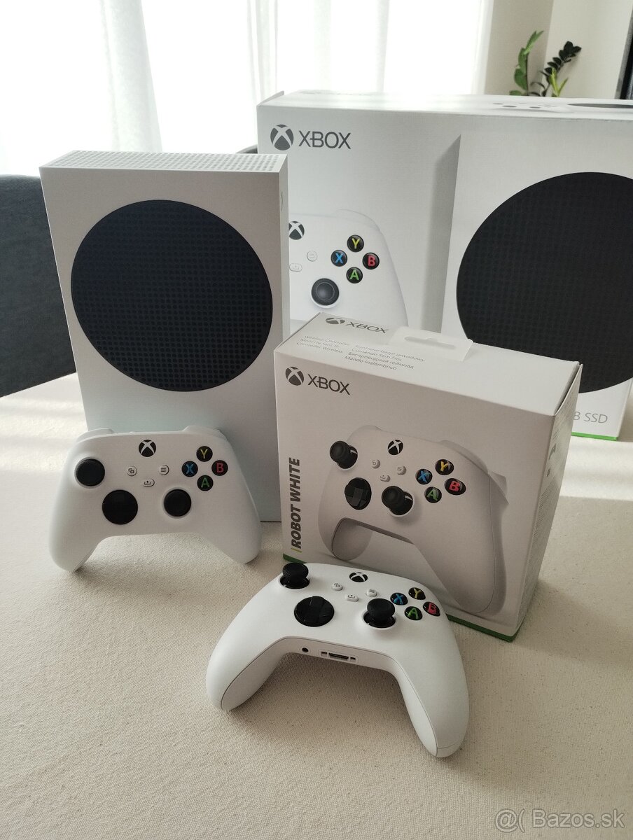 XBOX Series S / 2 ovládače - ešte v záruke - 2