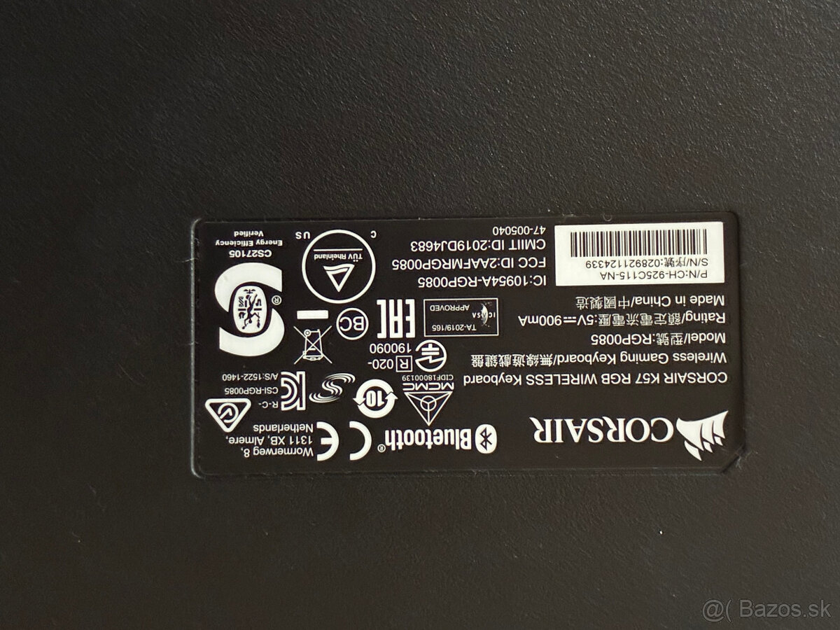 Corsair K57 RGB wireless - 2