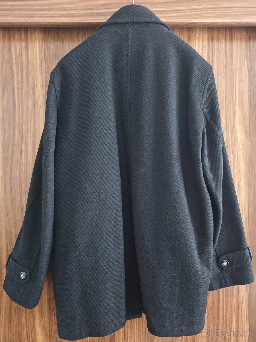 Pánsky čierny kabát Makyta - 2