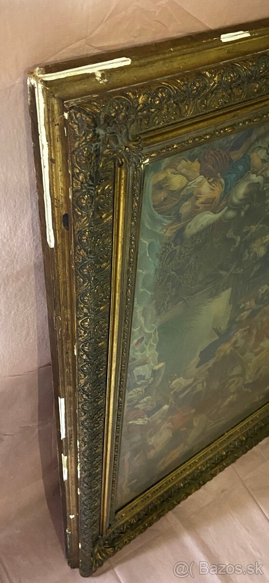 Tlačený obraz s výjavom bitky - 2