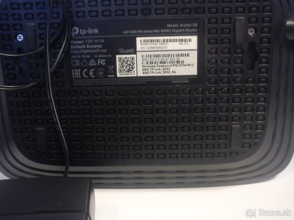 Predám TP-Link Archer C6 - 2