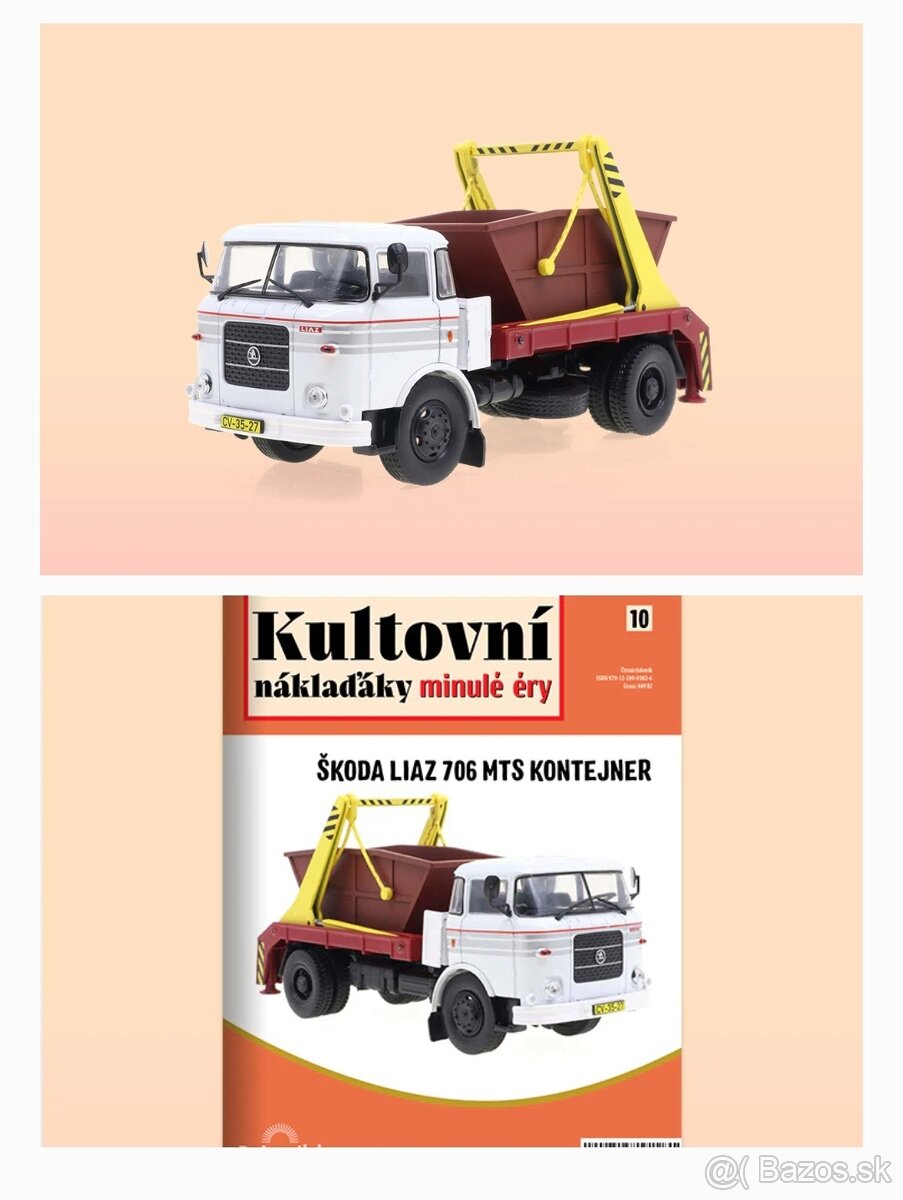 Škoda Liaz 706 set dvoch modelov - 2