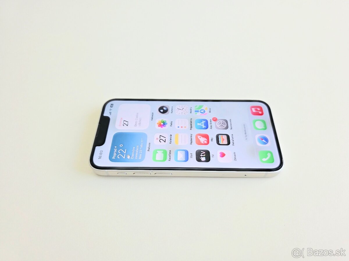 APPLE IPHONE 13 mini 128gb STARLIGHT,BATERKA 100% - 2