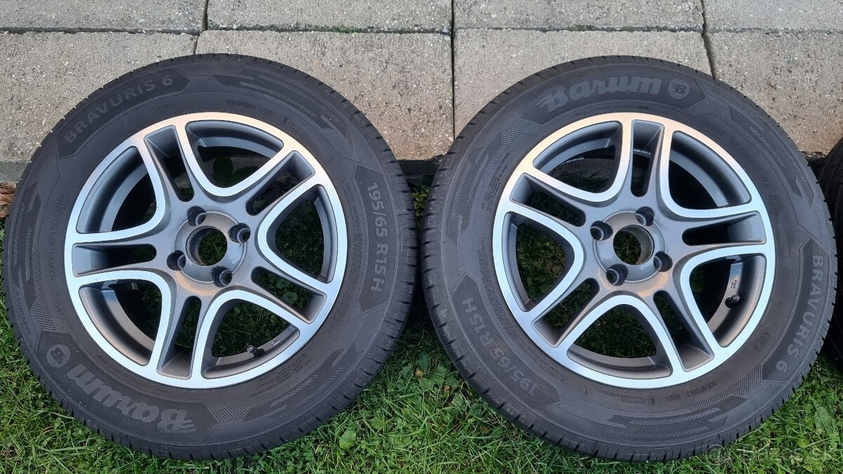 Hliníkové disky FIAT - R15 4x98 6J ET35 - 2