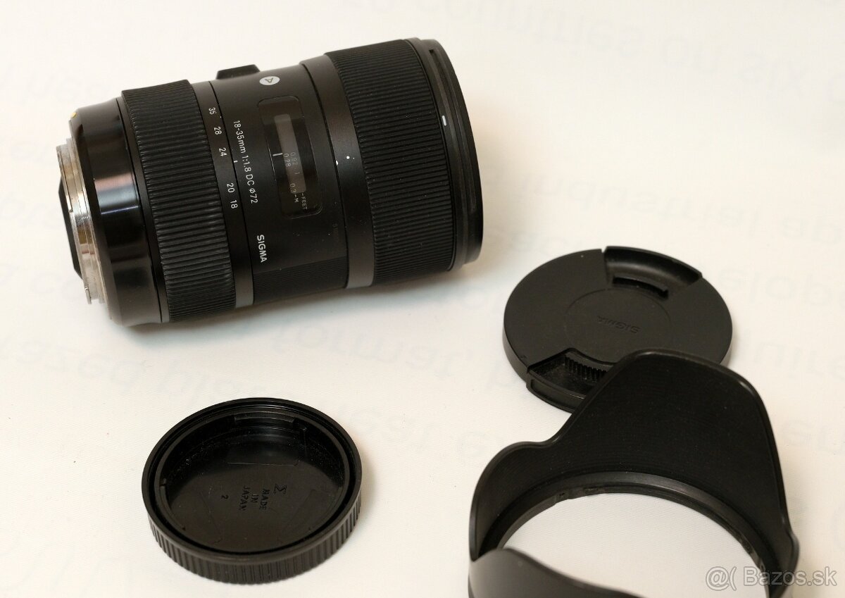 REZERVOVANE - Sigma 18–35mm f/1.8 DC HSM ART Canon - 2