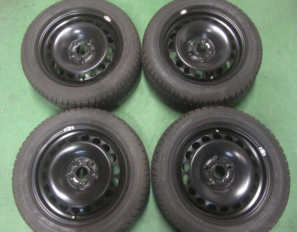 R16 Zimná sada Passat rozteč 5x112 205/55R16 DUNLOP - 2