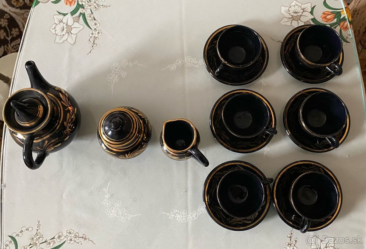 Celý set čajník, cukornička, džbánik, šalky + podšálky - 2