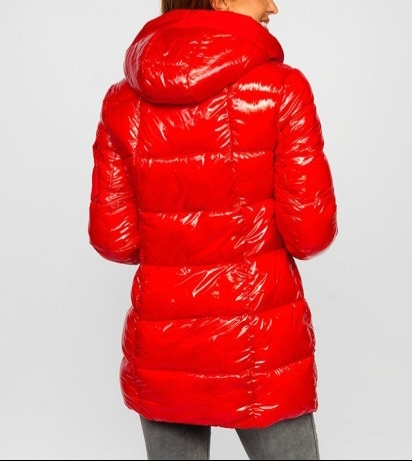 Zimná lesklá bunda v.M +darček - 2