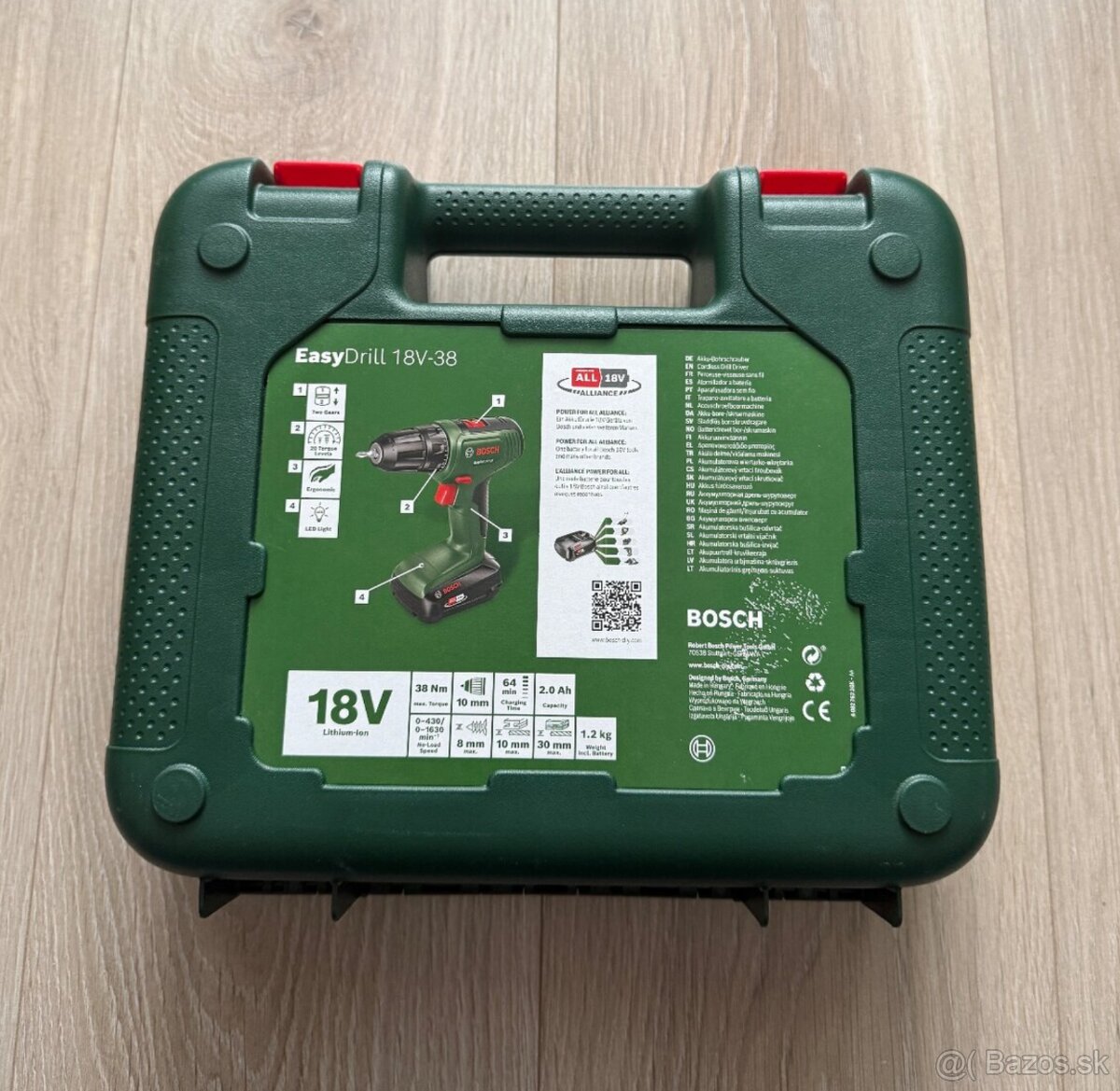 Bosch EasyDrill 18V-38 - Akumulátorová vŕtačka - 2