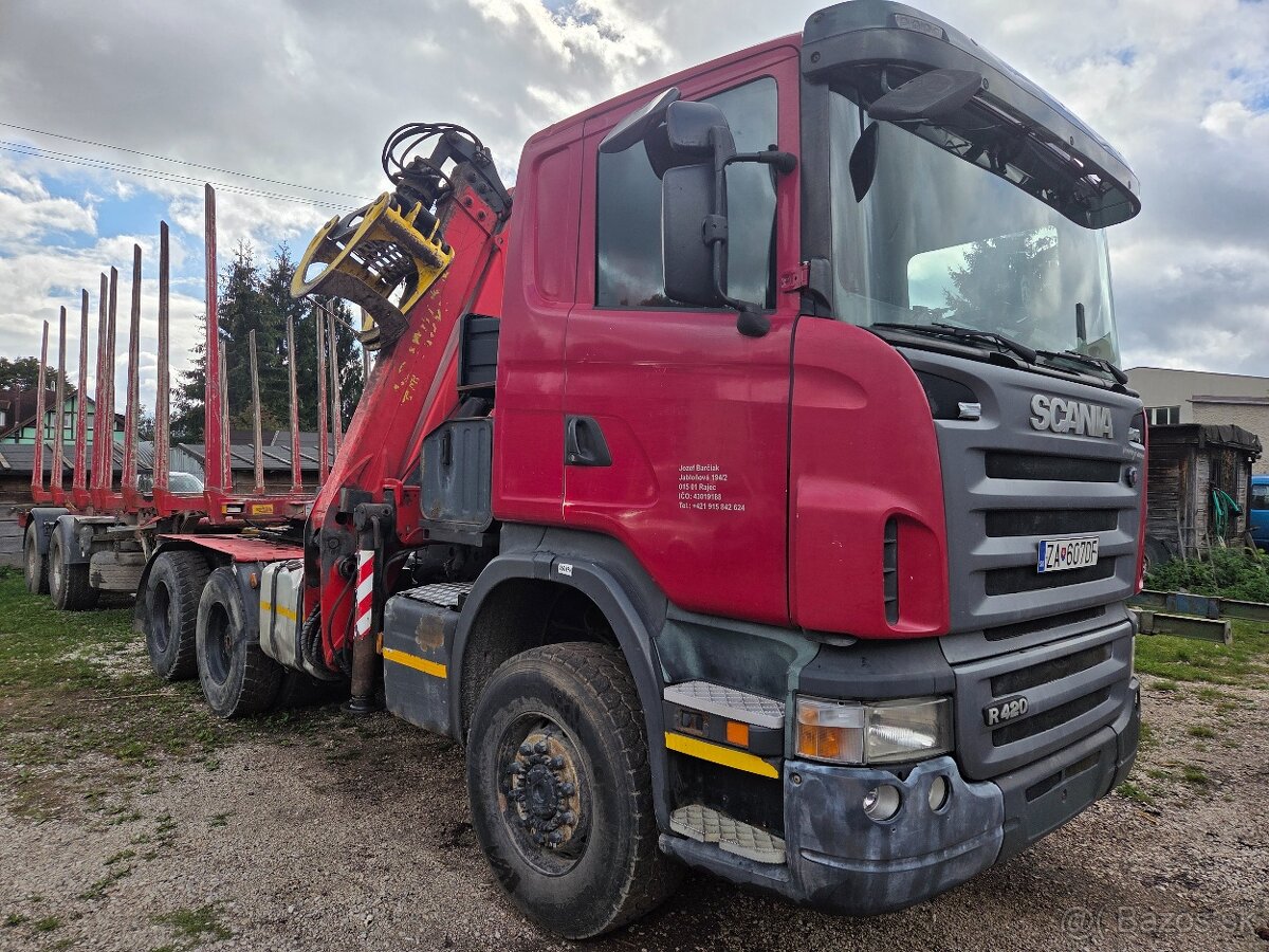 Lesovoz Scania. R420 - 2